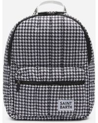 MC2 Saint Barth - Zaino Imbottito Con Stampa Pied De Poule - Lyst