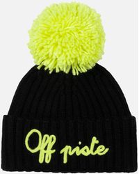 MC2 Saint Barth - Blaue Wengenmütze Für Jungen Mit Pompon Und Stickerei Off Piste - Lyst