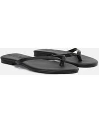 MC2 Saint Barth - Essentials Real Leather Flip Flops Shoe - Lyst
