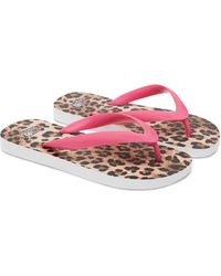 MC2 Saint Barth - Flip-Flops Mit Animalier-Print - Lyst