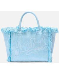 MC2 Saint Barth - Light Solid Color Terry Effect Vanity Regular Bag - Lyst