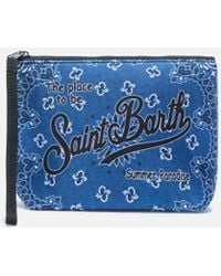 MC2 Saint Barth - Aline Scuba Pouch With Bandana Print - Lyst