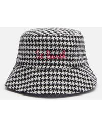MC2 Saint Barth - Cappello Da Pescatore Jude Con Stampa Pied De Poule - Lyst