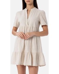 MC2 Saint Barth - Siara Sangallo Cotton Short Dress - Lyst