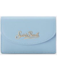 MC2 Saint Barth - Light Smooth Leather Card Holder With Metal Logo - Lyst