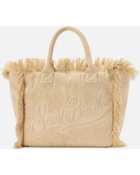 MC2 Saint Barth - Solid Color Terry Effect Vanity Regular Bag - Lyst