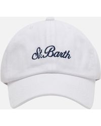 MC2 Saint Barth - Davis Denim Ball Cap With St. Barth Embroidery - Lyst