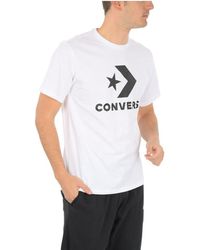 Converse Herren andere materialien t-shirt - Weiß