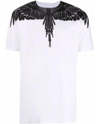 Marcelo Burlon T-Shirt mit Flügel-Print - Schwarz