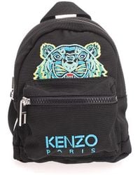 KENZO Tiger Embroidery Backpack - Black