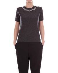 Tara Jarmon Grey Wool T-shirt - Gray