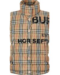 Burberry Polyester Vest - Natural