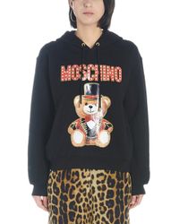 Moschino Teddy Circus Hooded Sweatshirt - Black
