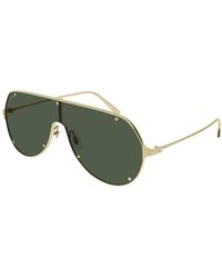 Cartier Damen metall sonnenbrille - Grün
