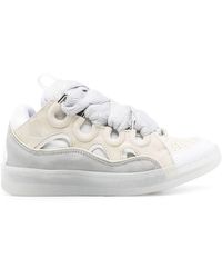 Lanvin Sneakers mit dicker Sohle - Weiß