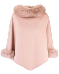 Max Mara Cashmere Poncho - Pink