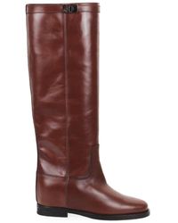 Via Roma 15 3428 Leather Boots - Brown