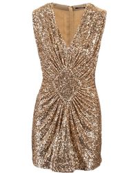 Balmain ANDERE MATERIALIEN KLEID - Mettallic