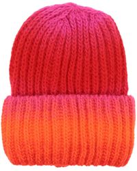 Damen Accessoires Hüte MSGM Mütze aus Faux Fur in Grün Caps & Mützen 