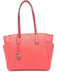 MICHAEL Michael Kors Handtasche mit Logo-Schild - Pink