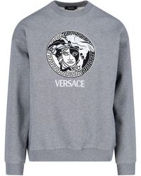 versace embroidered sweatshirt