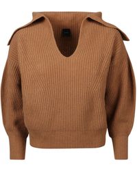 Pinko Andere materialien sweater - Braun