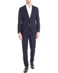 Boglioli Blue Wool Suit