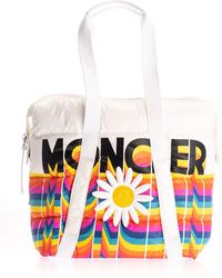 Moncler Nylon Tote - White