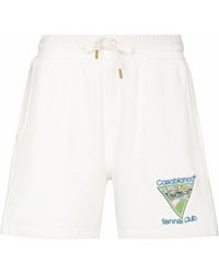 CASABLANCA Baumwolle shorts - Weiß