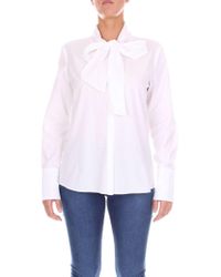 Tara Jarmon White Cotton Blouse