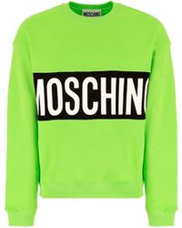 Moschino Andere materialien sweatshirt - Grün
