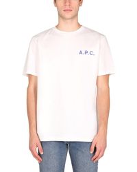 Baumwolle SHIRT DIMITRI für Herren A.P.C Herren Bekleidung T-Shirts Kurzarm T-Shirts 