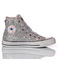 Converse Damen glitzer hi top sneakers in Schwarz | Lyst AT