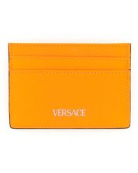 Versace Herren andere materialien brieftaschen - Orange