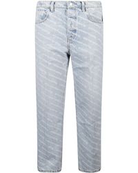 Alexander Wang BAUMWOLLE JEANS - Blau