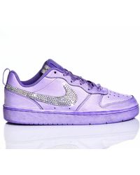 Nike Leather Trainers - Purple