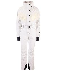 Moncler Polyester Jumpsuit - White