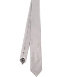 Emporio Armani Seide krawatte - Grau