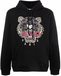 KENZO Tiger Hooded Sweatshirt - Black