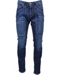 Jeckerson Blue Cotton Jeans