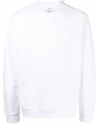 Armani Exchange Baumwolle sweatshirt - Weiß