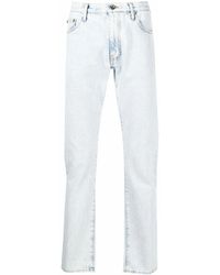 Off-White c/o Virgil Abloh Gerade Jeans mit Arrows-Print - Weiß