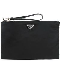 Prada Black Polyester Pouch