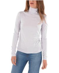 Calvin Klein Damen andere materialien t-shirt - Weiß