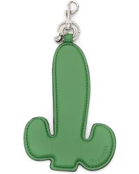 JW Anderson Leather Key Chain - Green
