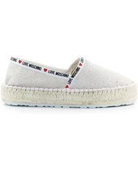 love moschino espadrilles white