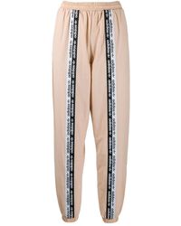 adidas Pink Synthetic Fibres JOGGERS