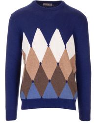 Ballantyne PULLOVER IN CASHMERE Red - Abbigliamento Maglioni Uomo 635,00 €