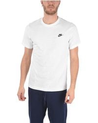 Nike Andere materialien t-shirt - Weiß