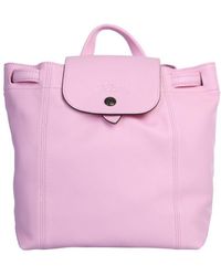 Longchamp Damen leder rucksack - Pink